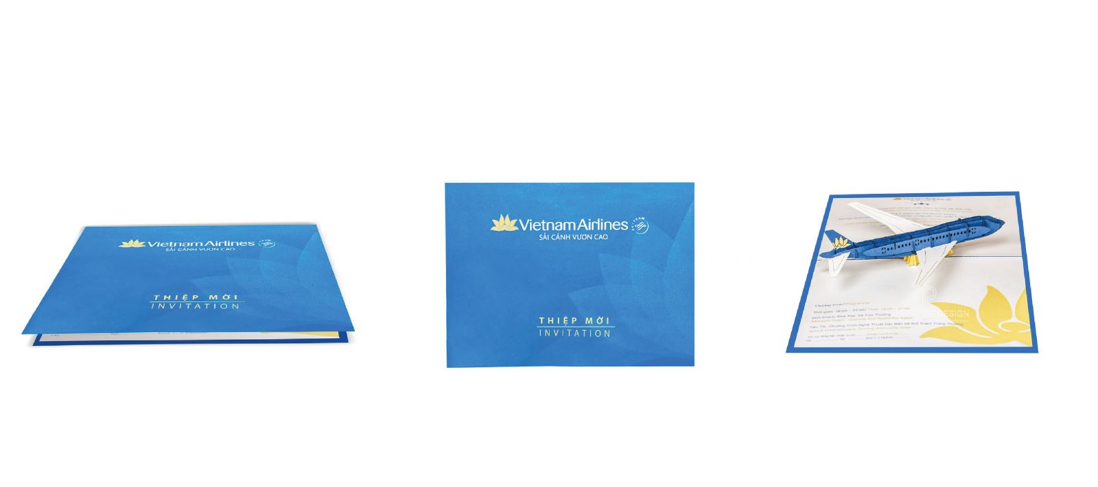 Thiệp 3D Vietnam Airlines - The Paper Design