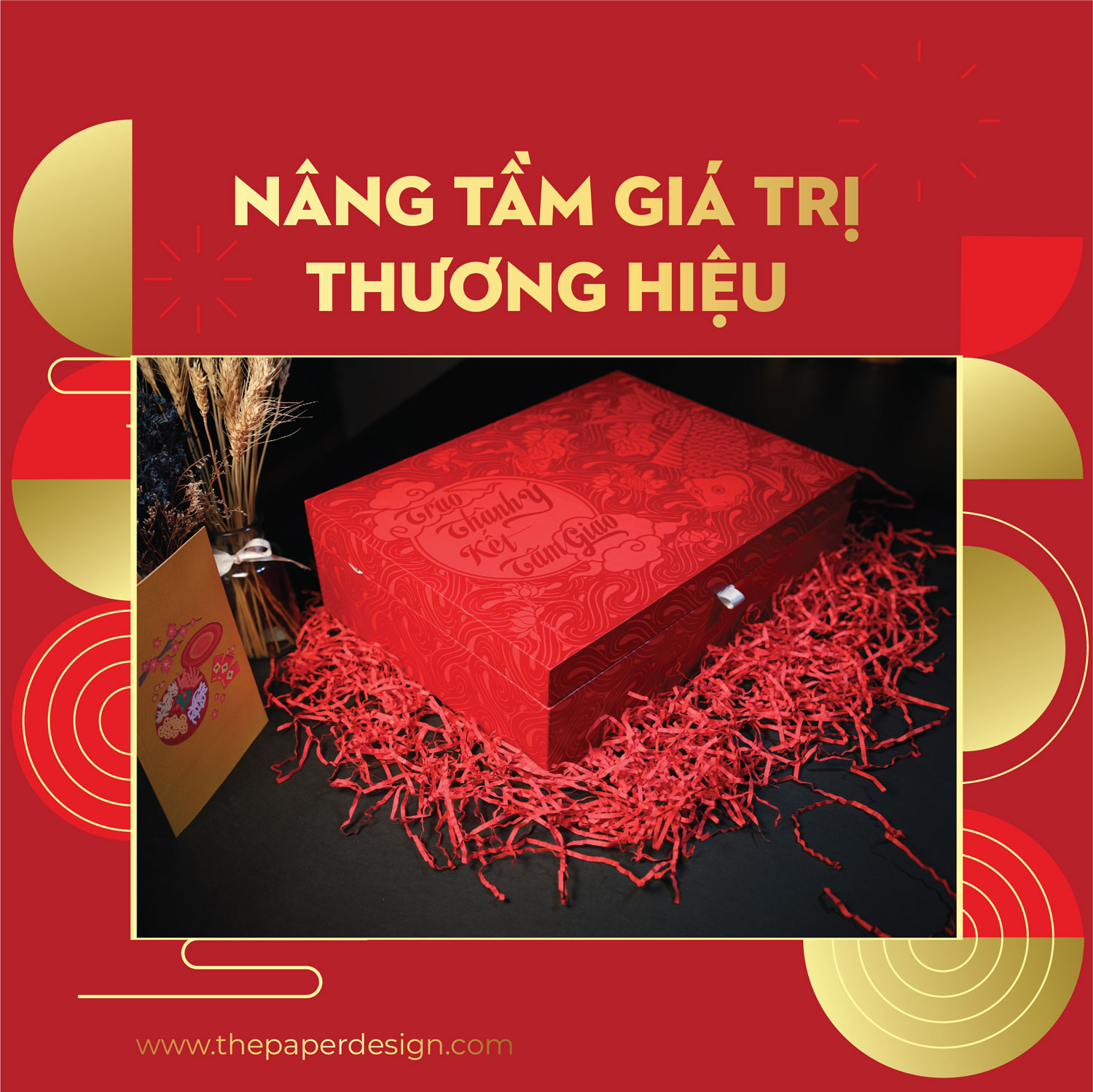 Hộp quà Tết 3D  - The Paper Design