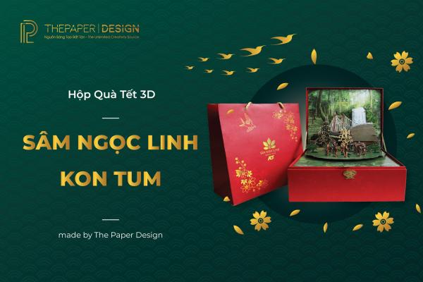 Tôn Vinh Nét Đẹp Văn Hóa Bản Địa Trong Thiết Kế Hộp Quà 3D Sâm Ngọc Linh