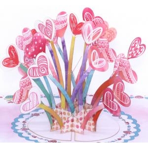 Thiệp 3D Bật Tình Yêu Lên - 3D Cards Falling In Love