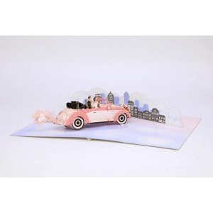 Thiệp 3D Xe Hoa Ngày Cưới - 3D Cards Wedding Car