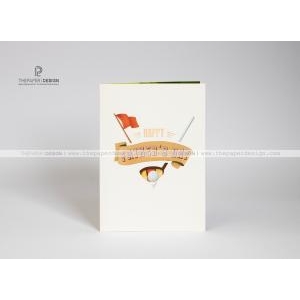 Thiệp 3D - Cá Mập