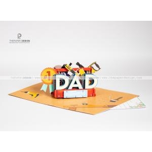 Thiệp 3D - Cá Mập