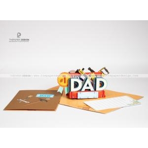 Thiệp 3D - Cá Mập