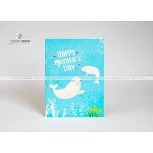 Thiệp 3D - Cá Mập