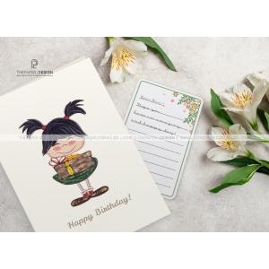 Thiệp Giấy Xoắn - Sinh Nhật