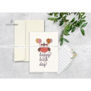 Thiệp Giấy Xoắn - Sinh Nhật