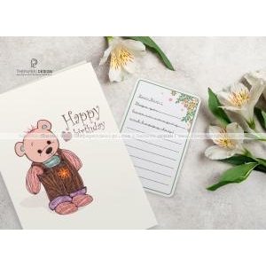 Thiệp Giấy Xoắn - Sinh Nhật