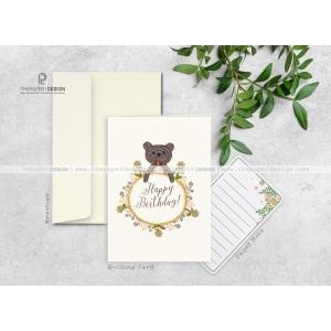 Thiệp Giấy Xoắn - Sinh Nhật