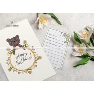 Thiệp Giấy Xoắn - Sinh Nhật